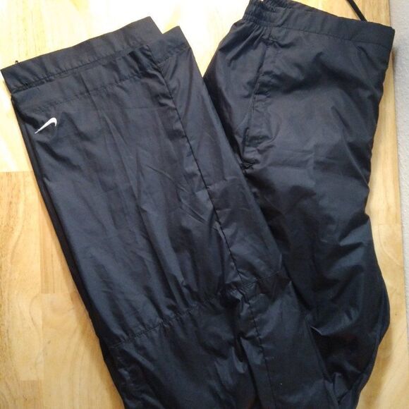 Vintage Nike Small Swoosh Lined Wind Pants Joggers Trainers - Picture 1 of 9